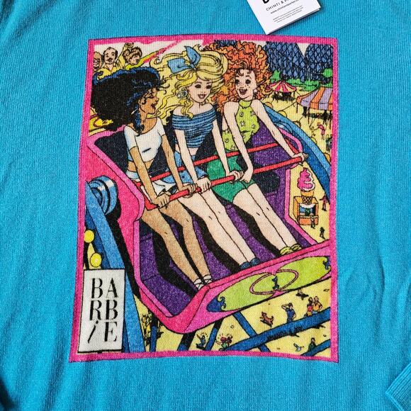 Chinti & Parker x Barbie Rollercoaster Sweater Wool Cashmere Size XXL NWT - Picture 6 of 10